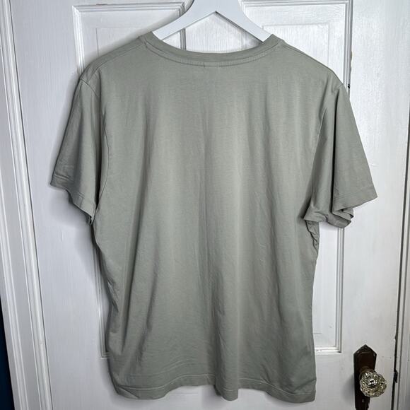 Kauf Dich Glucklich Olive Green Gray Short-sleeve Tee Coffee T-shirt W1598 Sz L - Picture 7 of 7
